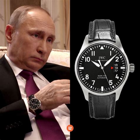 iwc putin watch|wristwatches of putin.